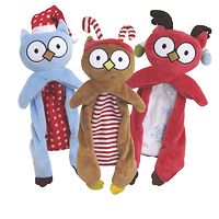 Dogit Luvz Christmas Toy Flopper Owl
